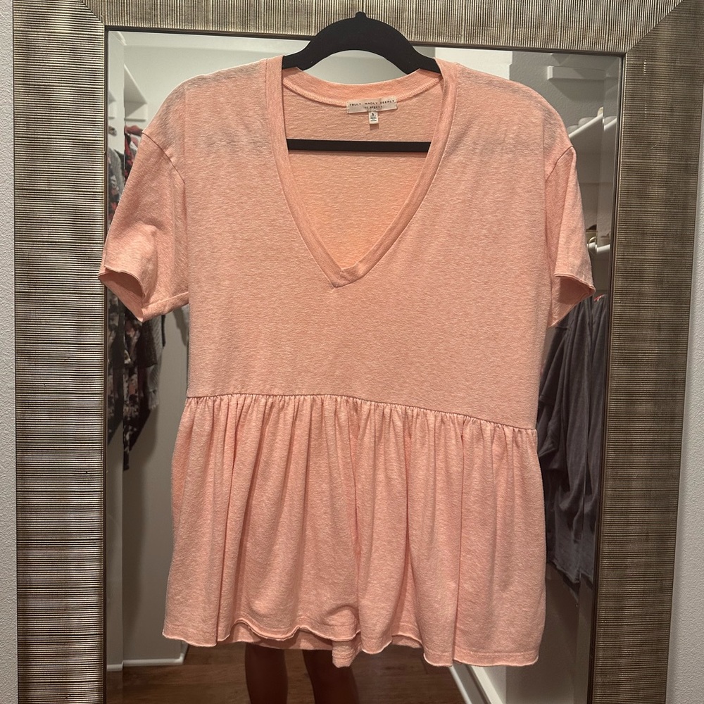 Pink Baby Doll Top